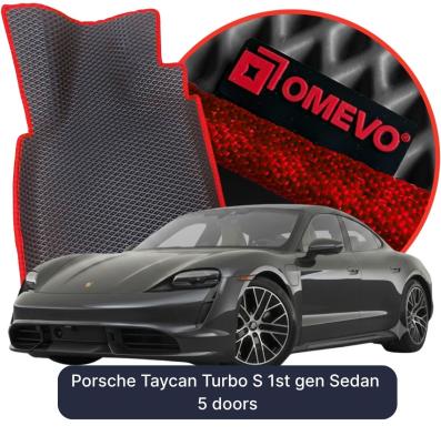 EVA bilgummimåtter OMEVO til Porsche Taycan Turbo S 1. gen. Sedan 5 døre (2019-2026)