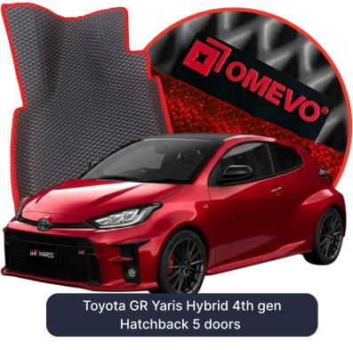 EVA bilgummimåtter OMEVO til Toyota GR Yaris Hybrid 4. gen. Hatchback 5 døre (2020-2026)