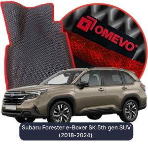 OMEVO 5D Pro EVA Bilmåtter til Subaru Forester e-Boxer SK 5. gen. SUV (2018-2024)