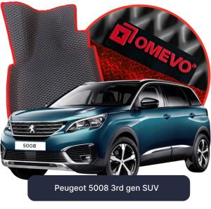 OMEVO 5D Pro EVA Bilmåtter til Peugeot 5008 3. gen. SUV (2024-2026)