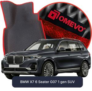 OMEVO 5D Pro EVA Bilmåtter til BMW X7 6 Sæder G07 1 gen SUV (2018-2026)