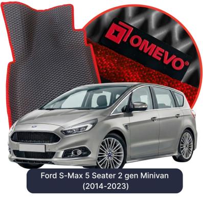 EVA bilgummimåtter OMEVO til Ford S-Max 5 Sæder 2 gen Minivan (2014-2023)