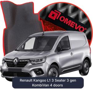 OMEVO 5D Pro EVA Bilmåtter til Renault Kangoo L1 3 Sæder 3 gen Kombi-varevogn 4 døre (2021-2026)