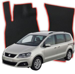 OMEVO EVA Bilmåtter® til Seat Alhambra 5 Sæder 2 gen Minivan (2010-2020)