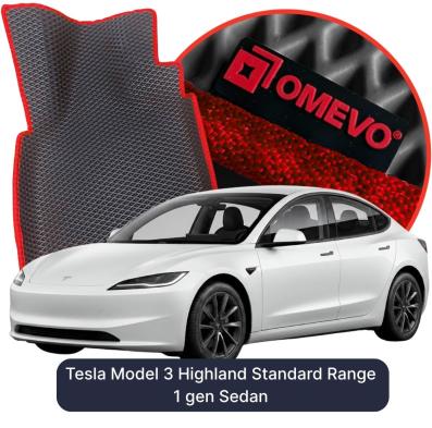 EVA bilgummimåtter OMEVO til Tesla Model 3 Highland Standard Range 1 gen Sedan (2022-2026)