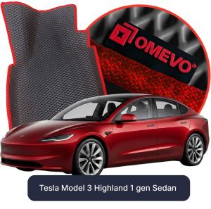 OMEVO 5D Pro EVA Bilmåtter til Tesla Model 3 Highland 1 gen Sedan (2022-2026)