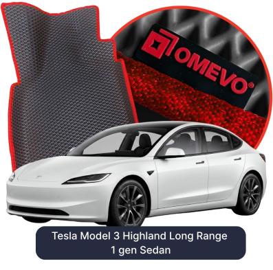 EVA bilgummimåtter OMEVO til Tesla Model 3 Highland Long Range 1 gen Sedan (2022-2026)
