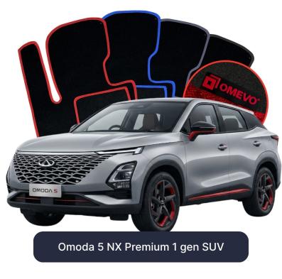 Velour-bilmåtter OMEVO til Omoda 5 NX Premium 1 gen SUV (2022-2026) 