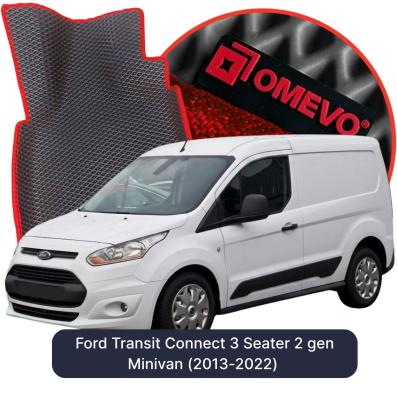 EVA bilgummimåtter OMEVO til Ford Transit Connect 3 Sæder 2 gen Minivan (2013-2022)