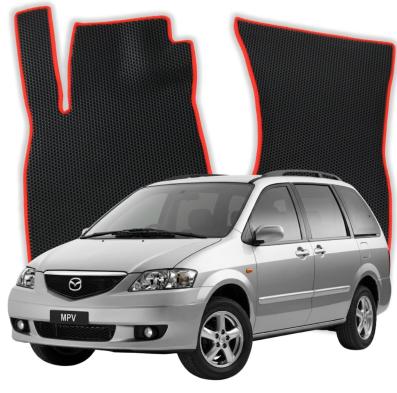 EVA bilgummimåtter OMEVO til Mazda MPV 7 Sæder LW 2 gen Minivan (1999-2006)