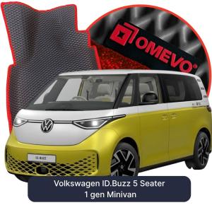 OMEVO 5D Pro EVA Bilmåtter til Volkswagen ID.Buzz 5 Sæder 1 gen Minivan (2022-2026)