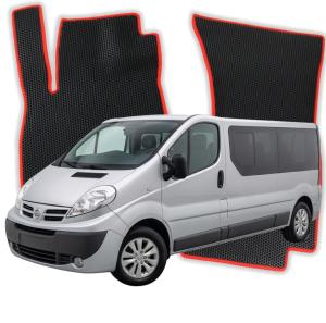 OMEVO EVA Bilmåtter® til Nissan Primastar 9 Sæder L1 1 gen Minivan 4 døre (2002-2016)