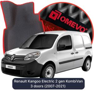 OMEVO 5D Pro EVA Bilmåtter til Renault Kangoo Elbil 2 gen Kombi-varevogn 3 døre (2007-2021)