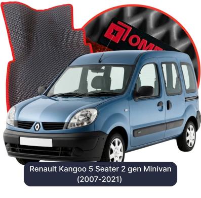 EVA bilgummimåtter OMEVO til Renault Kangoo 5 Sæder 2 gen Minivan (2007-2021)