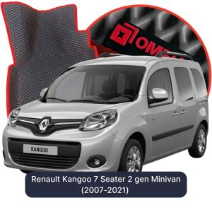 OMEVO 5D Pro EVA Bilmåtter til Renault Kangoo 7 Sæder 2 gen Minivan (2007-2021)