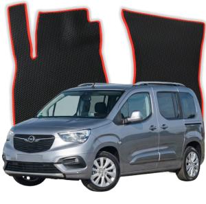 OMEVO EVA Bilmåtter® til Opel Combo Life 7 Sæder 4 gen Minivan (2018-2026)