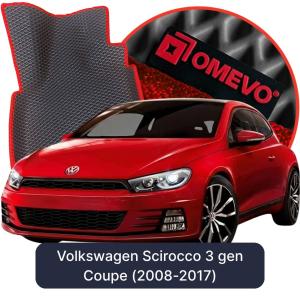 OMEVO 5D Pro EVA Bilmåtter til Volkswagen Scirocco 3 gen Coupé (2008-2017)