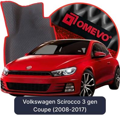 EVA bilgummimåtter OMEVO til Volkswagen Scirocco 3 gen Coupé (2008-2017)