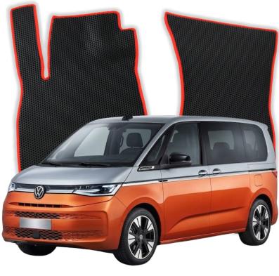 EVA bilgummimåtter OMEVO til Volkswagen Multivan L1 7 Sæder (uden bord) T7 7 gen Minibus 5 døre (2021-2026)