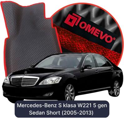 EVA bilgummimåtter OMEVO til Mercedes-Benz S klasa W221 5 gen Sedan Short (2005-2013)