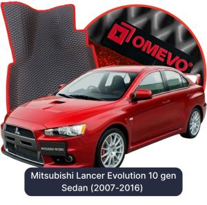 OMEVO 5D Pro EVA Bilmåtter til Mitsubishi Lancer Evolution 10 gen Sedan (2007-2016)