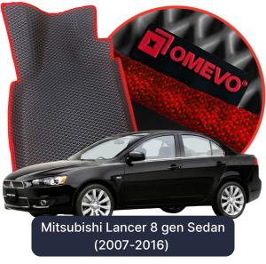 OMEVO 5D Pro EVA Bilmåtter til Mitsubishi Lancer 8 gen Sedan (2007-2016)