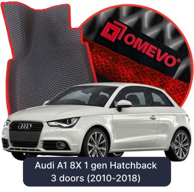 EVA bilgummimåtter OMEVO til Audi A1 8X 1 gen Hatchback 3 døre (2010-2018)