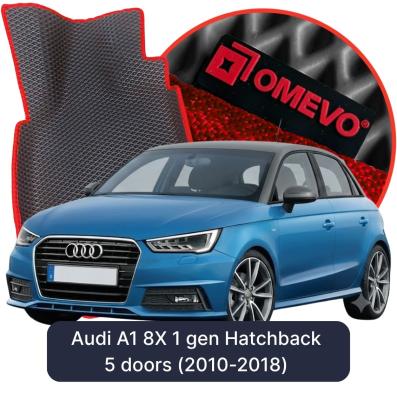 EVA bilgummimåtter OMEVO til Audi A1 8X 1 gen Hatchback 5 døre (2010-2018)