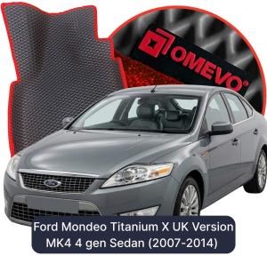 OMEVO 5D Pro EVA Bilmåtter til Ford Mondeo Titanium X Engelsk version MK4 4 gen Sedan (2007-2014)