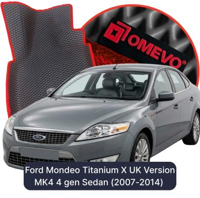 EVA bilgummimåtter OMEVO til Ford Mondeo Titanium X Engelsk version MK4 4 gen Sedan (2007-2014)