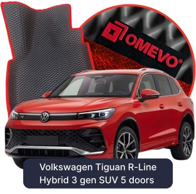 EVA bilgummimåtter OMEVO til Volkswagen Tiguan R-Line Hybrid 3 gen SUV 5 døre (2023-2026)