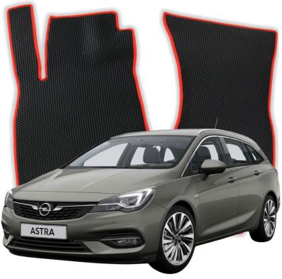 EVA bilgummimåtter OMEVO til Opel Astra K Facelift >2019 B16 5 gen Hatchback 5 døre (2015-2021)