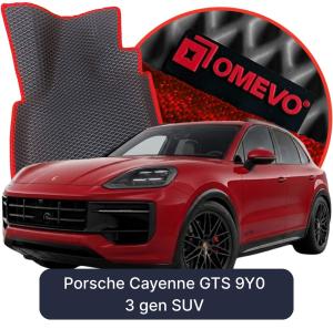 OMEVO 5D Pro EVA Bilmåtter til Porsche Cayenne GTS 9Y0 3 gen SUV (2018-2026)