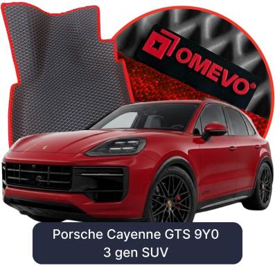 EVA bilgummimåtter OMEVO til Porsche Cayenne GTS 9Y0 3 gen SUV (2018-2026)