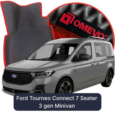 EVA bilgummimåtter OMEVO til Ford Tourneo Connect 7 Sæder 3 gen Minivan (2022-2026)