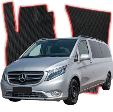 EVA bilgummimåtter OMEVO til Mercedes-Benz Viano 6 Sæder 2 gen Minivan 5 døre (2003-2014)