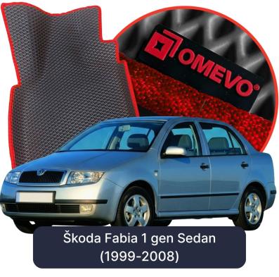EVA bilgummimåtter OMEVO til Škoda Fabia 1 gen Sedan (1999-2008)