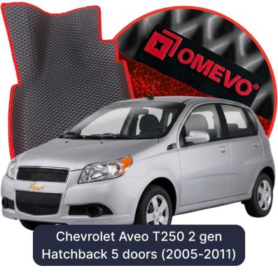 EVA bilgummimåtter OMEVO til Chevrolet Aveo T250 2 gen Hatchback 5 døre (2005-2011)