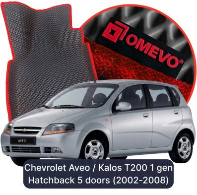 EVA bilgummimåtter OMEVO til Chevrolet Aveo / Kalos T200 1. gen Hatchback 5 døre (2002-2008)