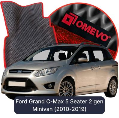 EVA bilgummimåtter OMEVO til Ford Grand C-Max 5 Sæder 2 gen Minivan (2010-2019)