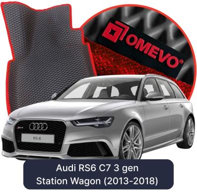 EVA bilgummimåtter OMEVO til Audi RS6 C7 3 gen Stationcar (2013-2018)