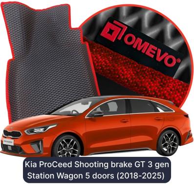 EVA bilgummimåtter OMEVO til Kia ProCeed Shooting brake GT 3 gen Stationcar 5 døre (2018-2025)