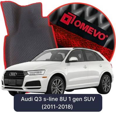 EVA bilgummimåtter OMEVO til Audi Q3 s-line 8U 1 gen SUV (2011-2018)