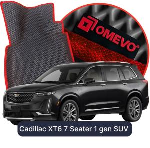 OMEVO 5D Pro EVA Bilmåtter til Cadillac XT6 7 Sæder 1 gen SUV (2019-2026)