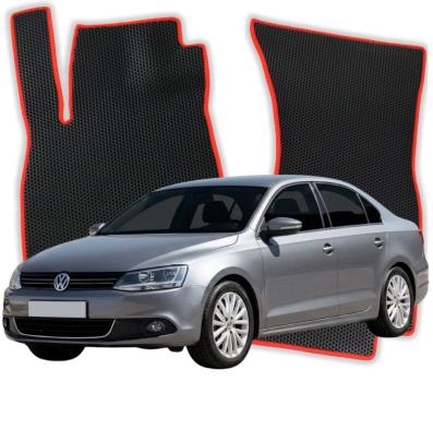 EVA bilgummimåtter OMEVO til Volkswagen Jetta Hybrid A6 6 gen Sedan (2010-2018)
