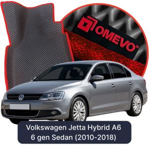 OMEVO 5D Pro EVA Bilmåtter til Volkswagen Jetta Hybrid A6 6 gen Sedan (2010-2018)