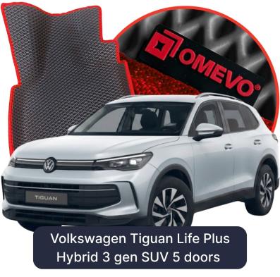 EVA bilgummimåtter OMEVO til Volkswagen Tiguan Life Plus Hybrid 3 gen SUV 5 døre (2023-2026)