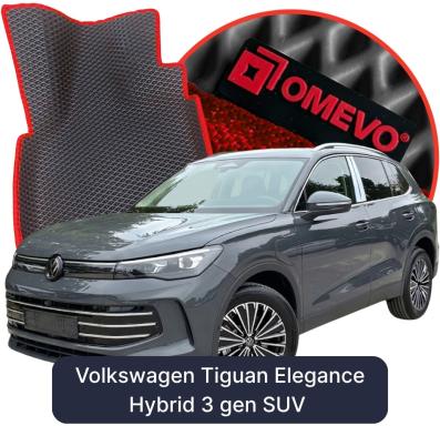 EVA bilgummimåtter OMEVO til Volkswagen Tiguan Elegance Hybrid 3 gen SUV (2023-2026)