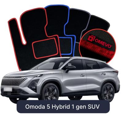 Velour-bilmåtter OMEVO til Omoda 5 Hybrid 1 gen SUV (2022-2026) 