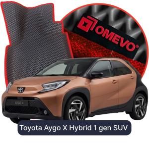 OMEVO 5D Pro EVA Bilmåtter til Toyota Aygo X Hybrid 1 gen SUV (2022-2026)